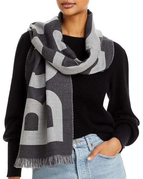 burberry scarf monogram|Burberry logo wool jacquard scarf.